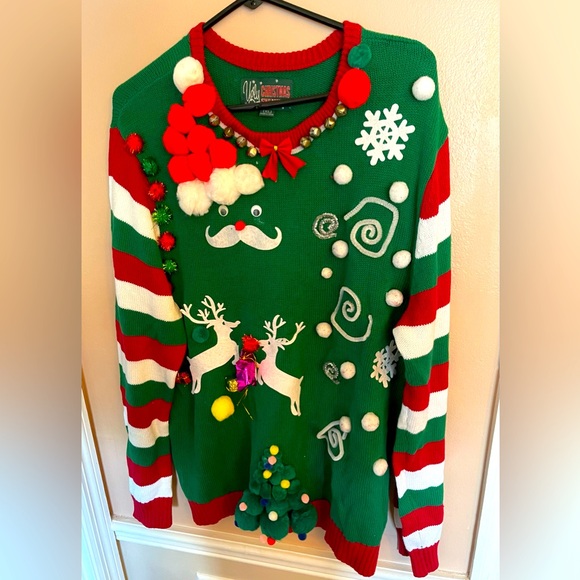 Vintage ugly sweater size XL - Picture 1 of 8